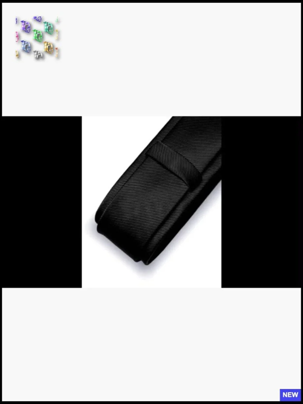 Slim Silk Blend Necktie Classic Elegant Formal Wear Professional Office Attire